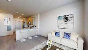 Living And Kitchen at Railside at Wadsworth Station, Lakewood, CO, 80214
