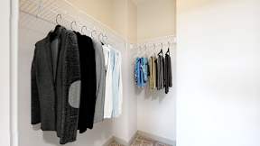 Closet View at Railside at Wadsworth Station, Lakewood, CO