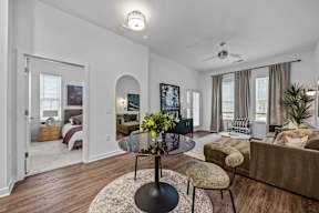 Dining Area With Living Room View at Address East End, North Carolina, 27610