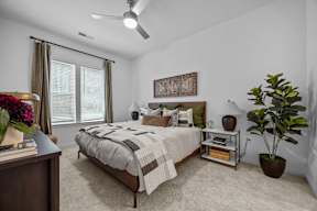 Bedroom With Ceiling Fan at Address East End, North Carolina, 27610