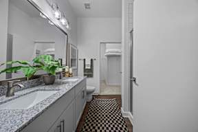 Bathroom With Vanity Lights at Address East End, North Carolina, 27610