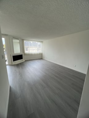 Living Room with Hardwood Floors and Fireplace