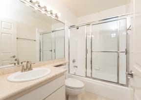 Bathroom with Sink and Shower