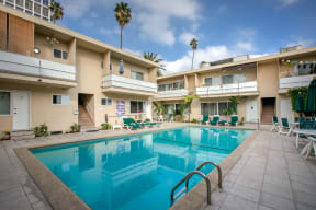 Apartment Building in Los Angeles Pool