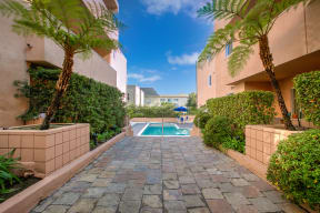 Apartment Building in Los Angeles Pool