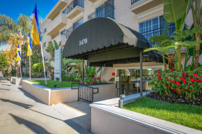 Apartment Building in Los Angeles Entrance