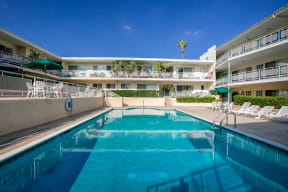 Apartment Building in Los Angeles Pool