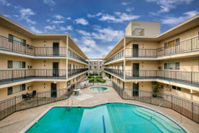 Apartment Building in Encino Pool