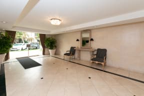 Apartment Building in Los Angeles Lobby