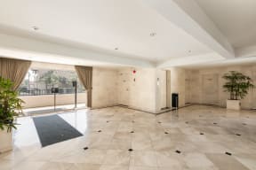 Apartment Building in Los Angeles Lobby