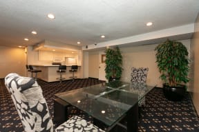 Apartment Building in Los Angeles Common Area Table