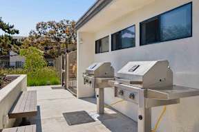 Two new commercial-grade outdoor grills.