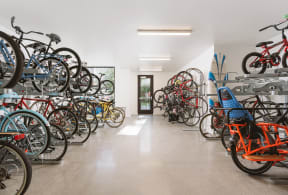 Bike Storage Room Onsite at Connect, California, 93401