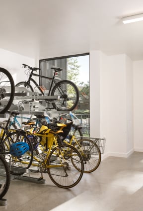 Bike Storage Room at Connect, California