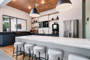 Clubhouse Kitchen at DAWSON PARK APARTMENTS, Louisiana