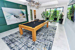 Pool table in clubhouse at POINTE AT EAST SHORE APARTMENTS, Florida, 32703
