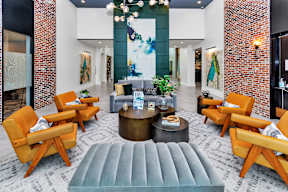 Furnished Living Room at POINTE AT EAST SHORE APARTMENTS, APOPKA, FL, 32703