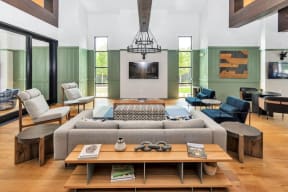 Clubhouse with Seating Area at DAWSON PARK APARTMENTS, BATON ROUGE, LA