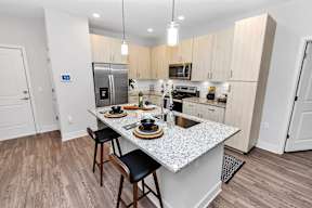 Bright Kitchen at POINTE AT EAST SHORE APARTMENTS, APOPKA, Florida