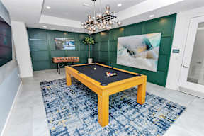 Game Room at POINTE AT EAST SHORE APARTMENTS, Florida, 32703