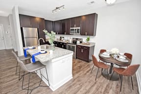 Modern Kitchen and Dining Room View at HAVEN POINTE AT CAROLINA FOREST APARTMENTS, Myrtle Beach, SC