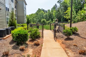 our apartments offer a dog park
