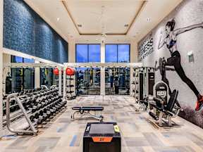 Spacious Coda Orlando fitness center with high-end equipment in Orlando, FL at CODA Apartments , Orlando