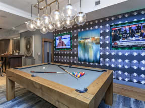 Billiards Table at Berewick Pointe Apartments, Charlotte, North Carolina
