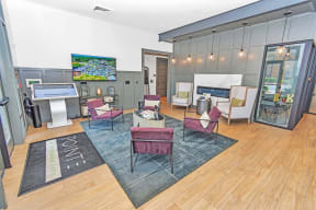 the lobby at the callaway house austin