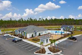 Top-down Property View at GRANDVIEW AT CLEAR POND APARTMENTS, MYRTLE BEACH
