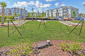 Hammocks in a Grassy Area at GRANDVIEW AT CLEAR POND APARTMENTS, MYRTLE BEACH, 29579