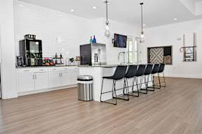 Clubhouse Kitchen at GRANDVIEW AT CLEAR POND APARTMENTS, MYRTLE BEACH, 29579