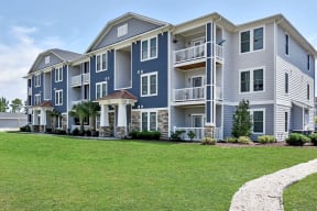 exterior apartment building