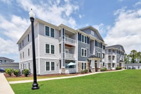 exterior apartment building