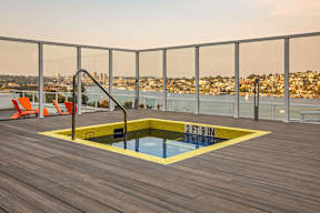 Rooftop Spa at The Summit at Lake Union, Seattle, Washington