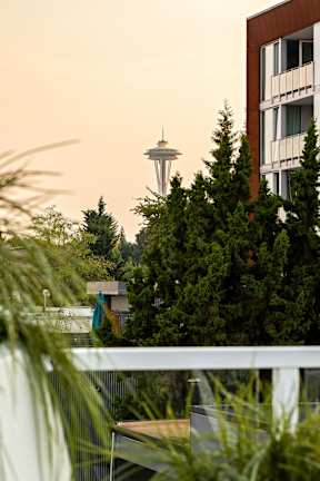 Balcony View at The Summit at Lake Union, Seattle, WA, 98109