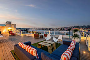 Rooftop Deck at The Summit at Lake Union, Seattle, WA, 98109