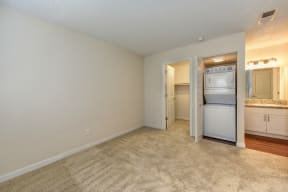 In Unit Washer and Dryer, and Carpet at Hidden Oaks Apartments, Citrus Heights