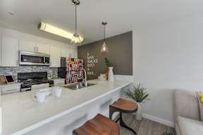 Kitchen Bar Seating at The Summit at Lake Union, Seattle, 98109