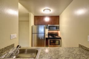 Kitchen with Granite Countertops at The Retreat at Walnut Creek, California, 94596