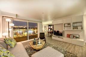 Living Room at The Summit at Lake Union, Washington, 98109