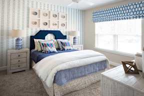 Cotton Mill Apartments carpeted bedroom