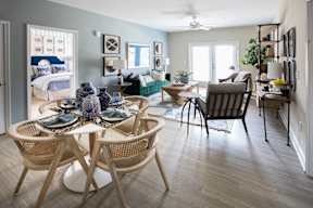 Cotton Mill Apartments living room