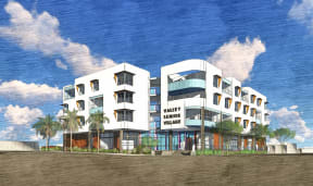 a rendering of Valley Senior Village