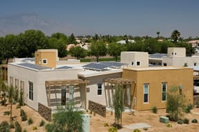 Vista Dunes Courtyard Homes Roof and Solar Panels