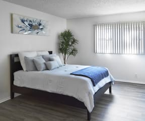 Mountainside model unit bedroom