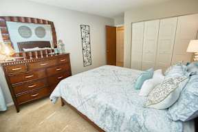 Classic Series Guest Bedroom and Closet at Somerset Lakes
