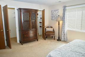 Classic Series Master Bedroom at Somerset Lakes with Plenty of Storage Space