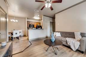 Fitness center with cardio and strength equipment at Timber Creek Apartments in Sulphur Springs, TX