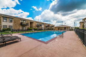 swimming pool at the corners apartment in sulpher springs